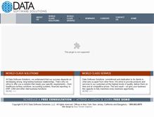 Tablet Screenshot of datasoftwaresolutions.com
